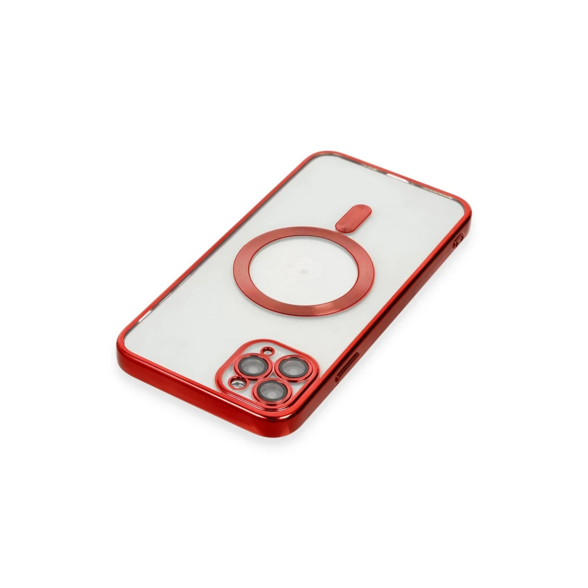 Apple iPhone 11 Pro Max Kılıf Kross Magneticsafe Kapak - Kırmızı