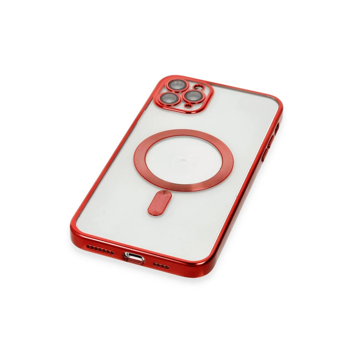 Apple iPhone 11 Pro Max Kılıf Kross Magneticsafe Kapak - Kırmızı