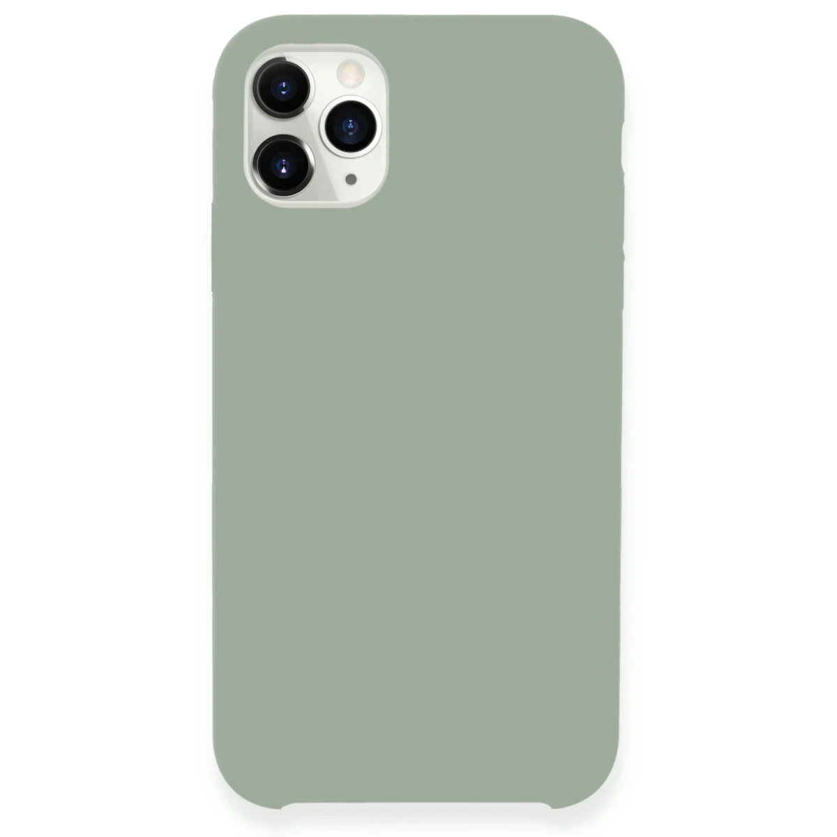 Apple iPhone 11 Pro Max Kılıf Lansman Legant Silikon - Açık Gri