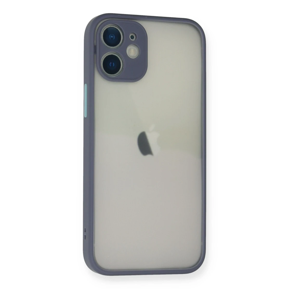 Apple iPhone 11 Pro Max Kılıf Montreal Silikon Kapak - Gri