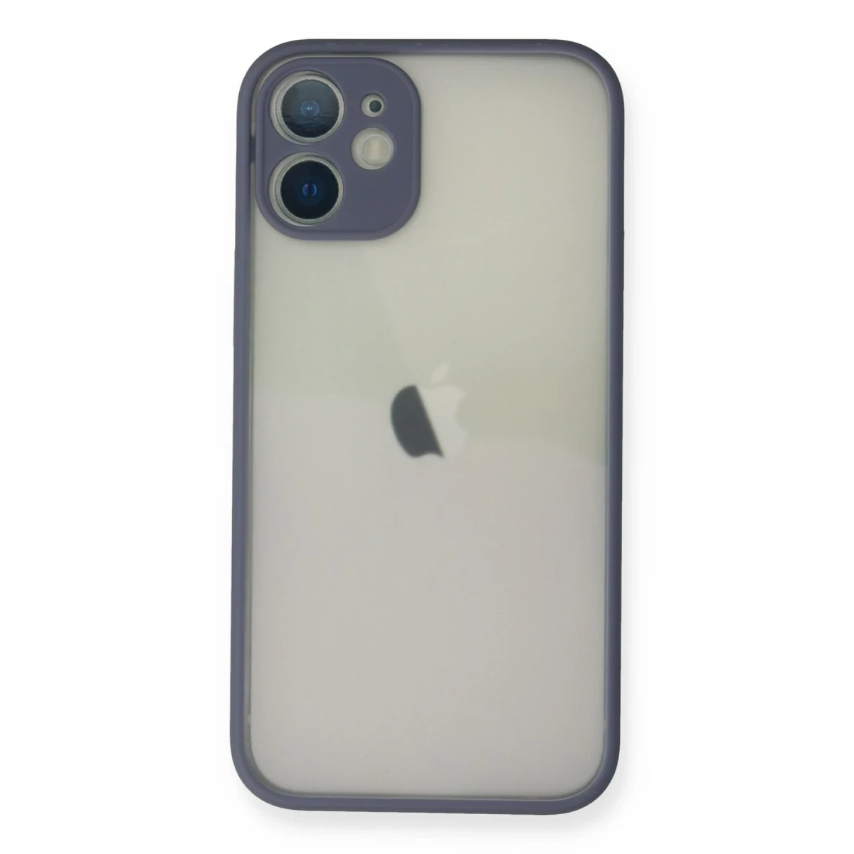 Apple iPhone 11 Pro Max Kılıf Montreal Silikon Kapak - Gri
