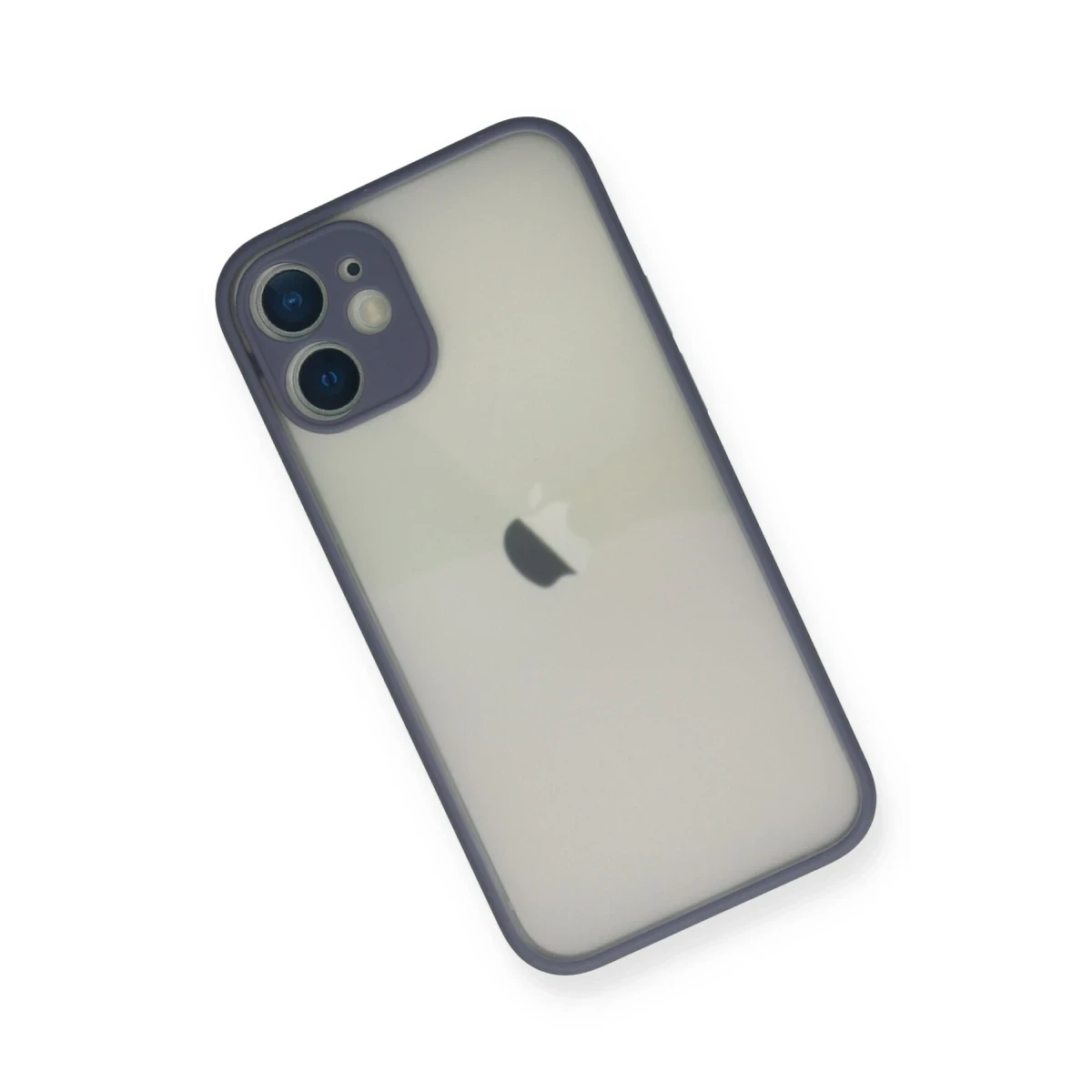 Apple iPhone 11 Pro Max Kılıf Montreal Silikon Kapak - Gri