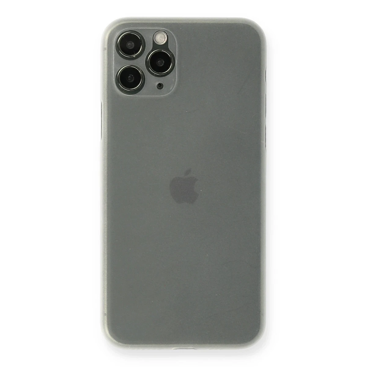 Apple iPhone 11 Pro Max Kılıf PP Ultra İnce Kapak - Beyaz