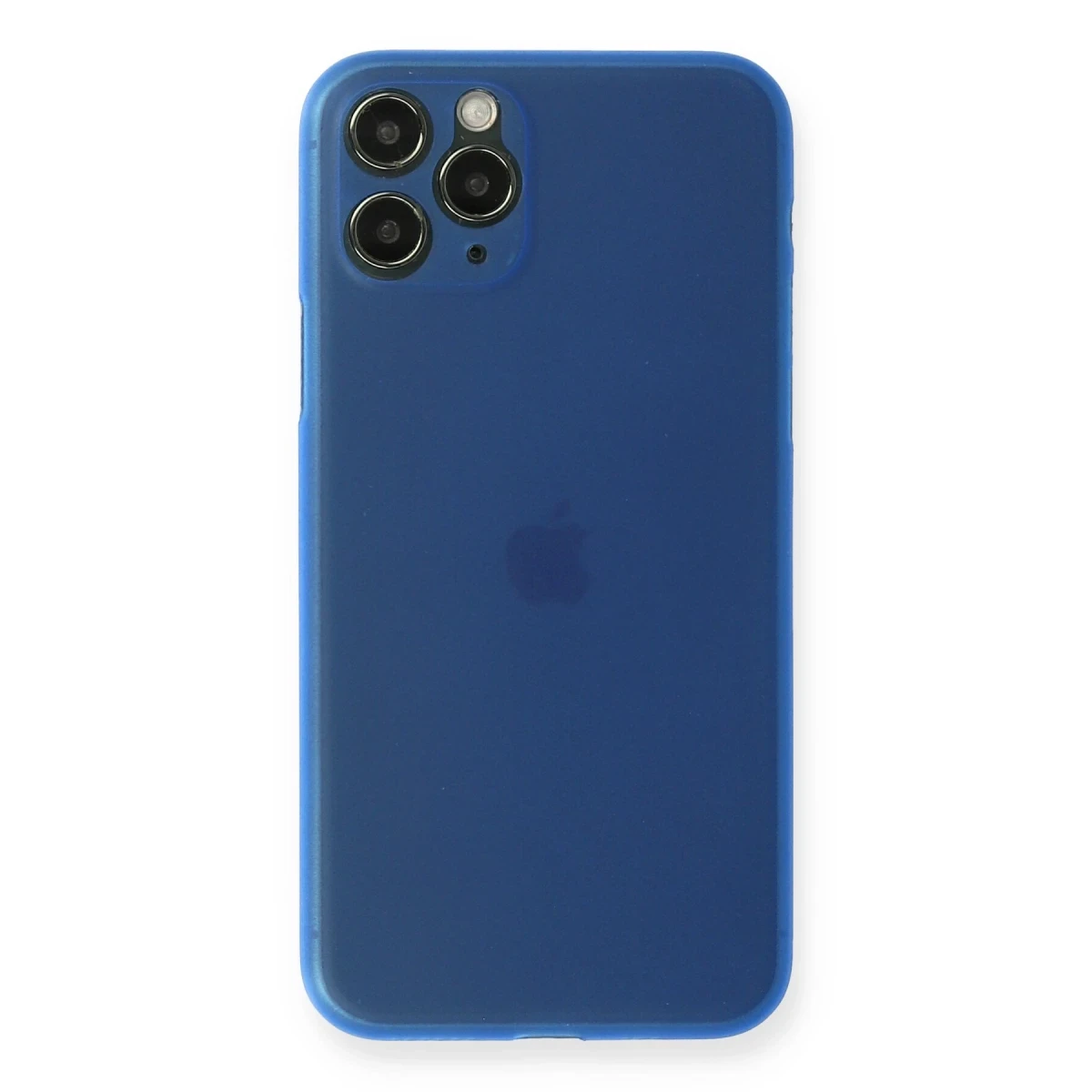 Apple iPhone 11 Pro Max Kılıf PP Ultra İnce Kapak - Mavi