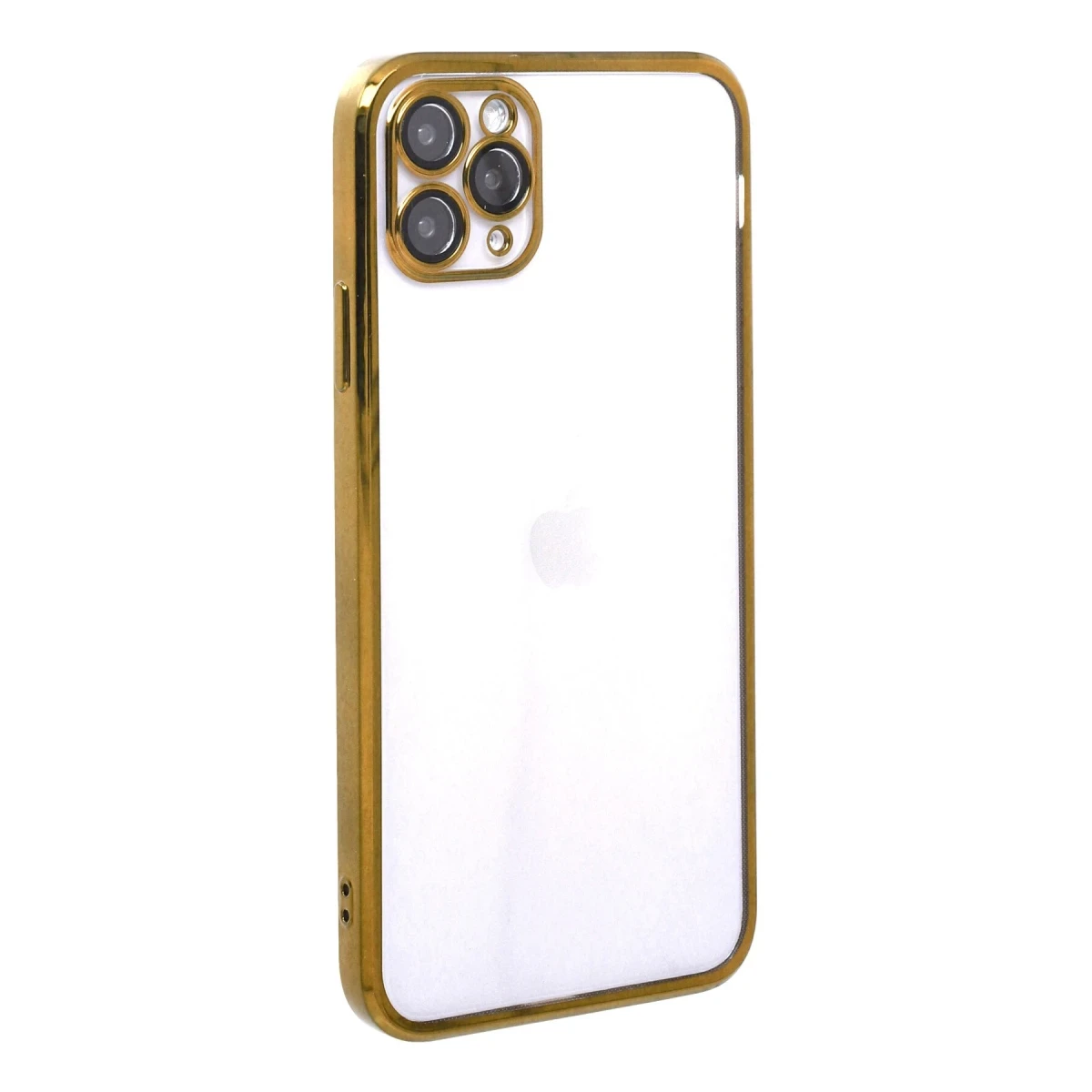 Apple iPhone 11 Pro Max Kılıf Razer Lensli Silikon - Gold
