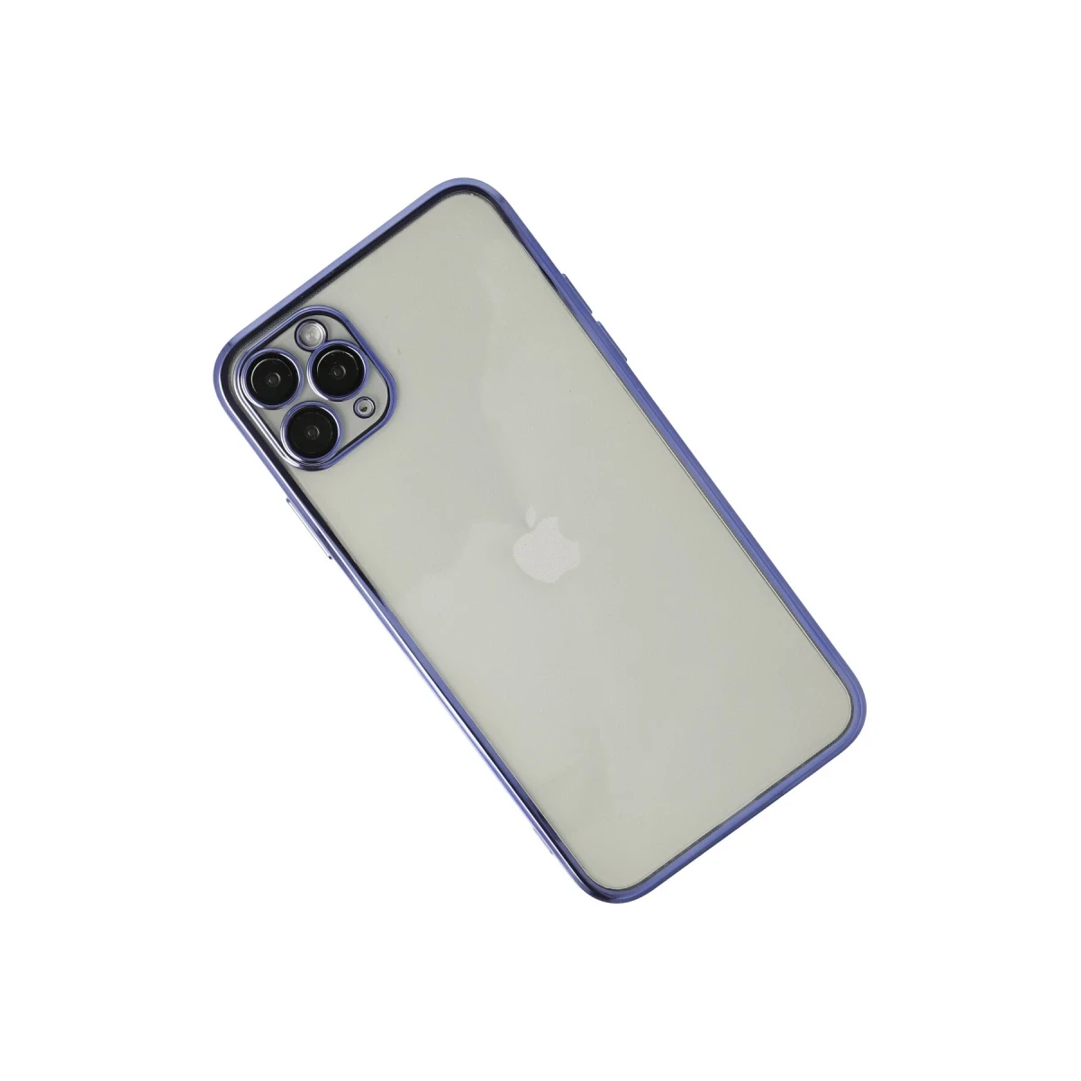 Apple iPhone 11 Pro Max Kılıf Razer Lensli Silikon - Mor
