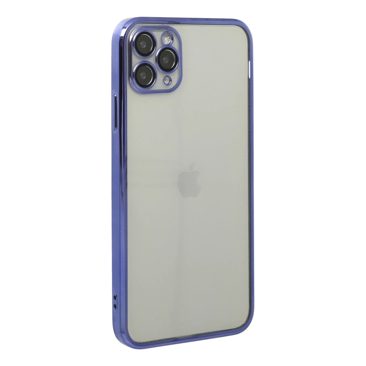 Apple iPhone 11 Pro Max Kılıf Razer Lensli Silikon - Mor