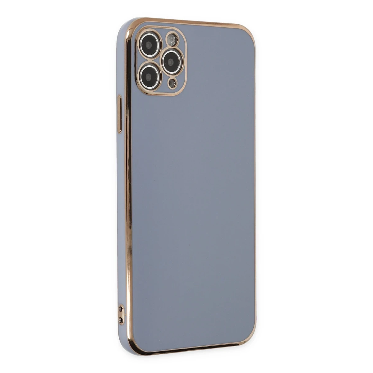 Apple iPhone 11 Pro Max Kılıf Volet Silikon - Mavi