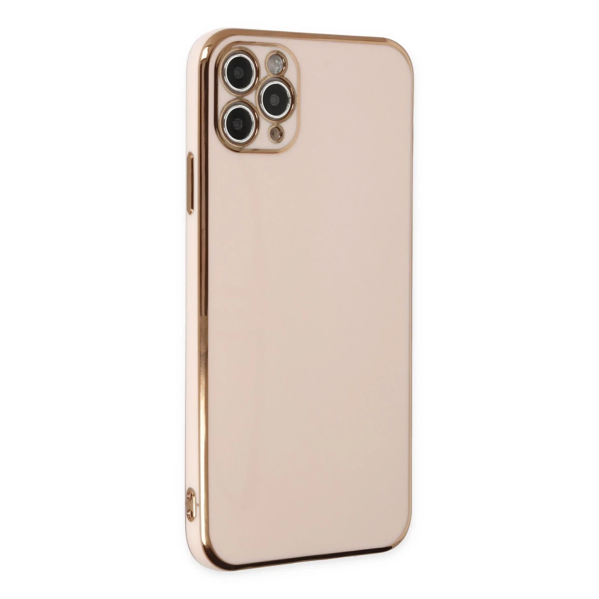 Apple iPhone 11 Pro Max Kılıf Volet Silikon - Pembe