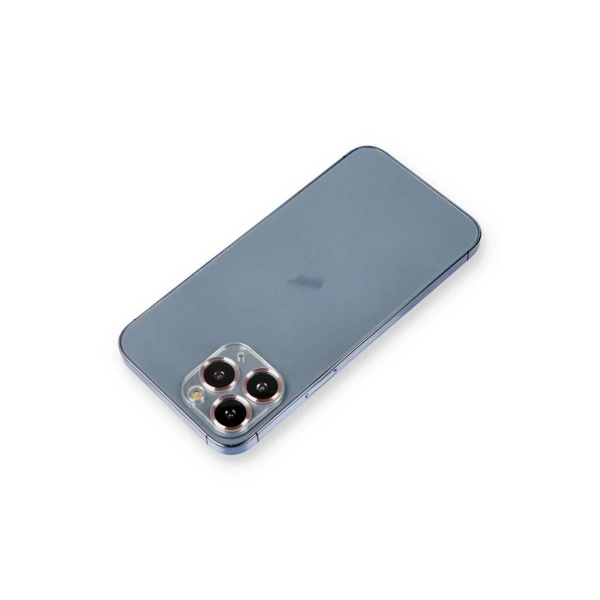 Apple iPhone 11 Pro Max Metal Kamera Lens Koruma Cam - Mor