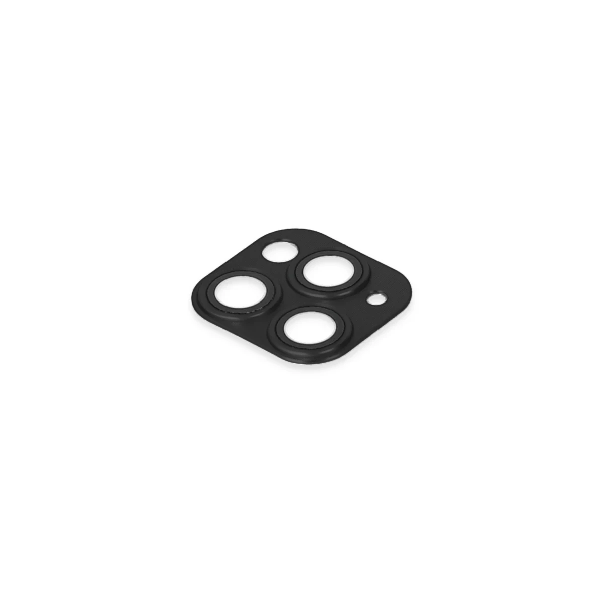 Apple iPhone 11 Pro Max Pers Alüminyum Kamera Lens - Siyah