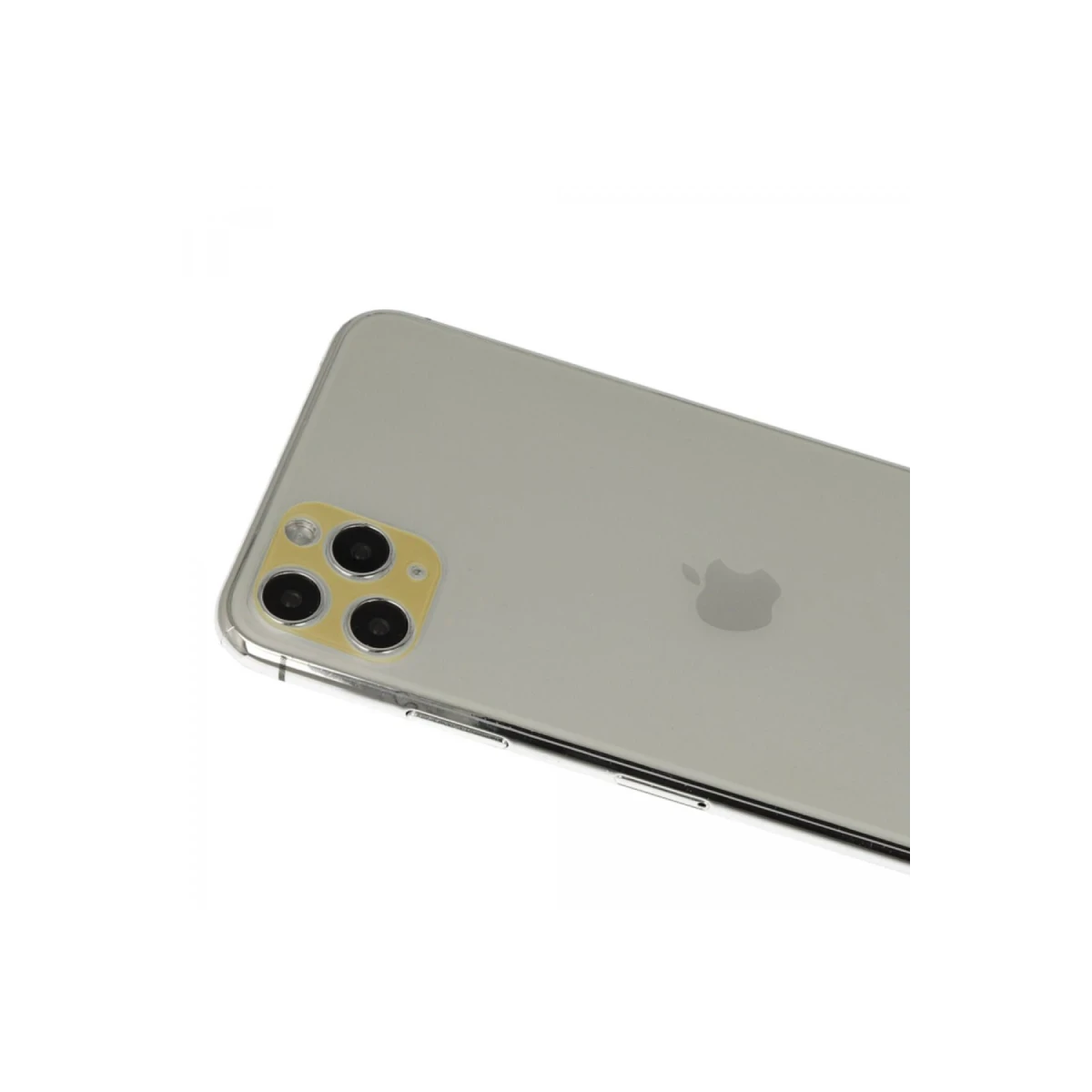 Apple iPhone 11 Pro Max Rainbow Kamera Lens Koruma Cam - Gold