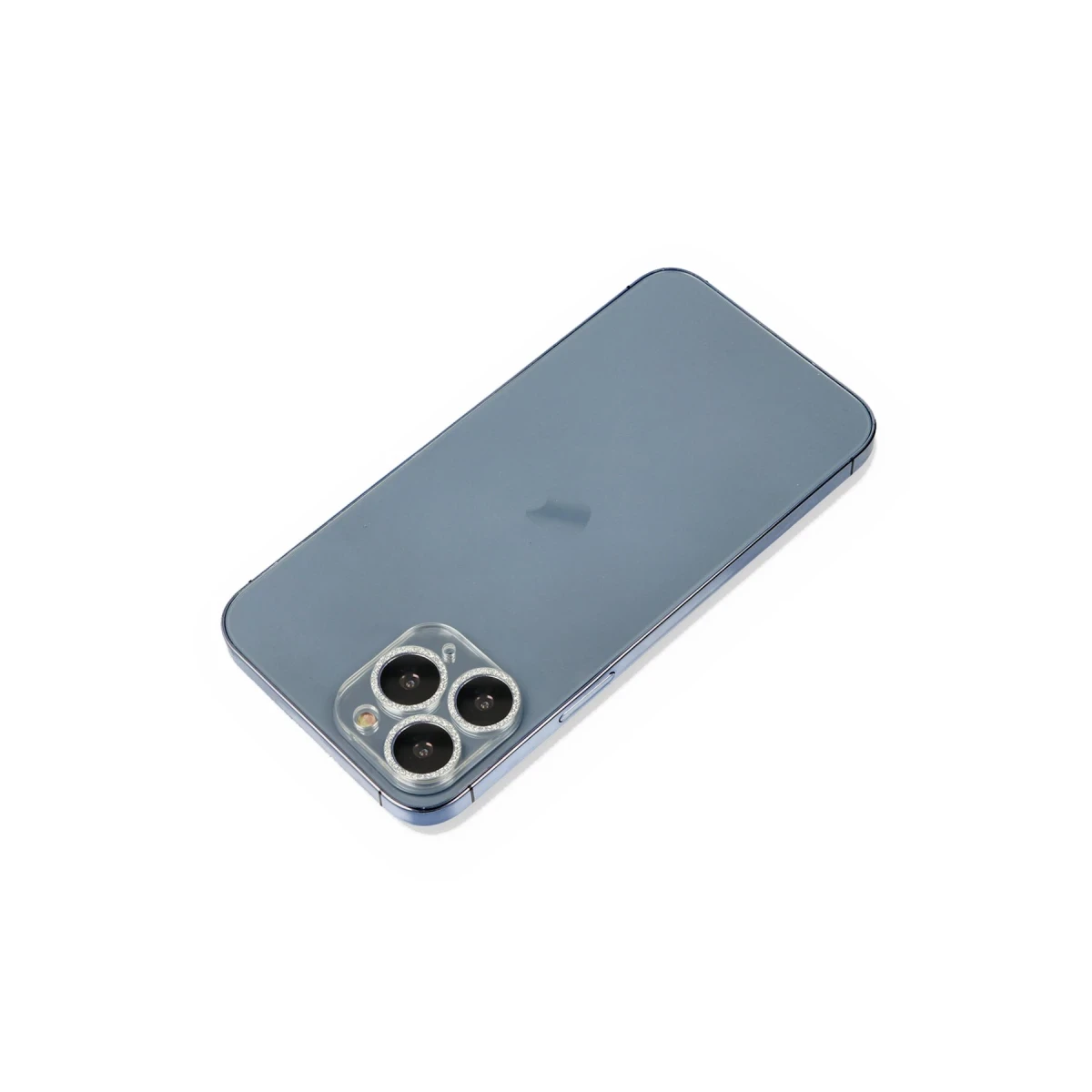 Apple iPhone 11 Pro Shine Kamera Lens Koruma Cam - Gümüş