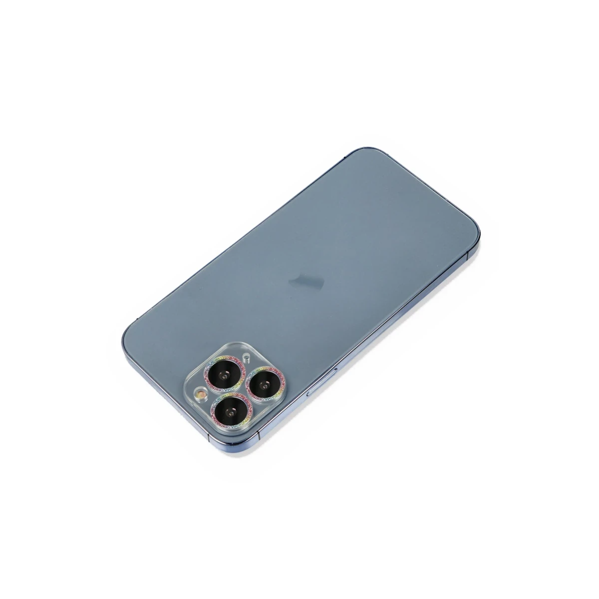 Apple iPhone 11 Pro Shine Kamera Lens Koruma Cam - Rainbow