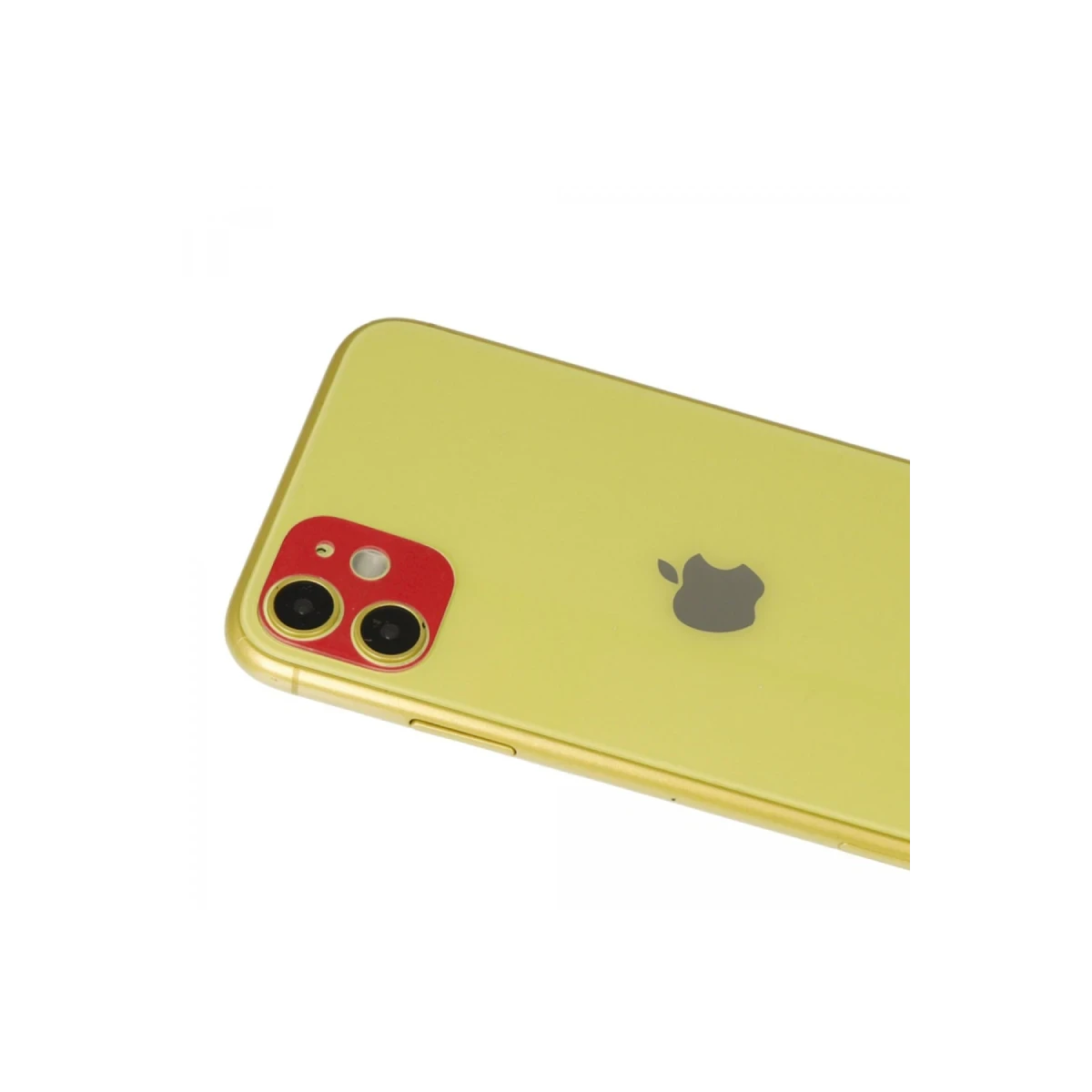 Apple iPhone 11 Rainbow Kamera Lens Koruma Cam - Kırmızı