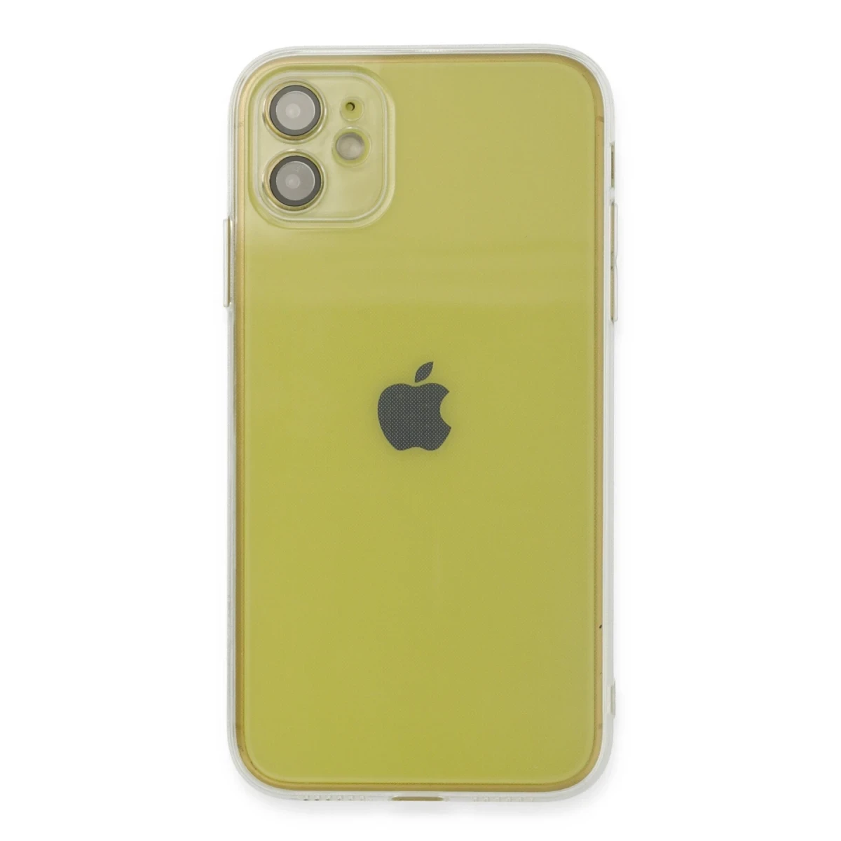 Apple iPhone 12 Kılıf Fly Lens Silikon - Şeffaf