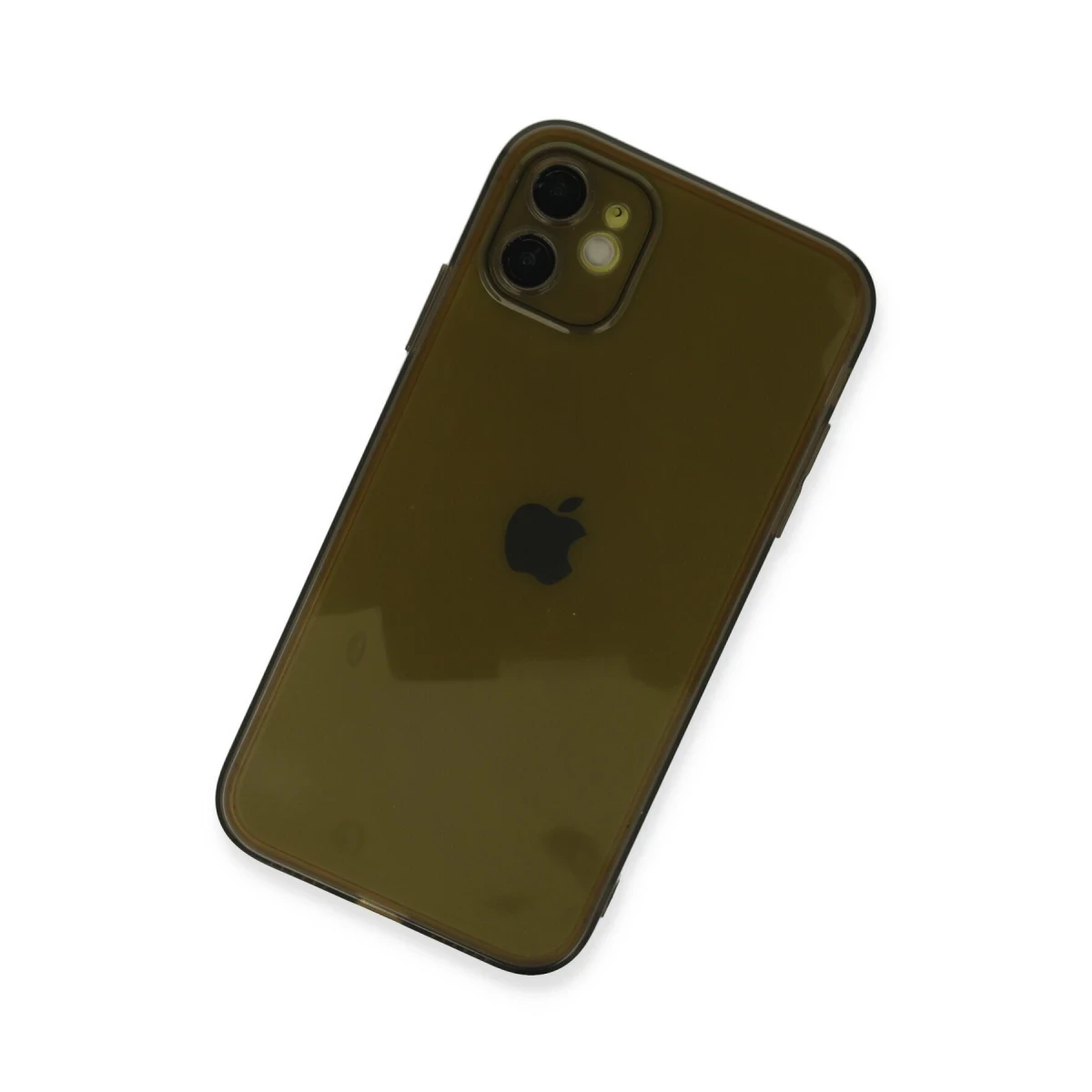 Apple iPhone 12 Kılıf Fly Lens Silikon - Siyah