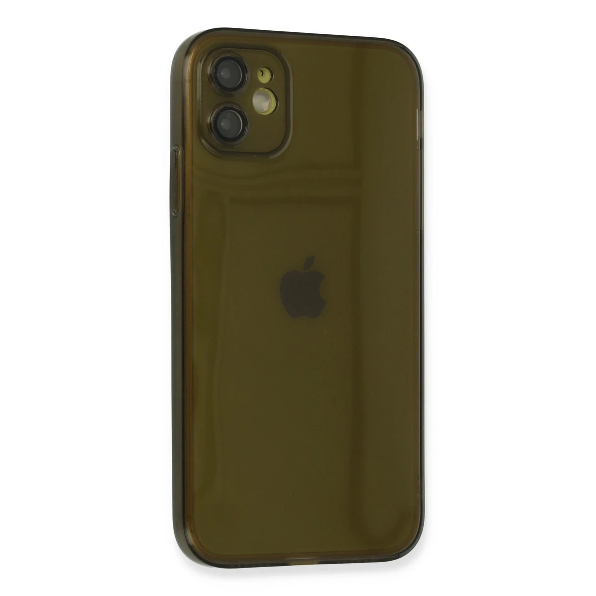 Apple iPhone 12 Kılıf Fly Lens Silikon - Siyah