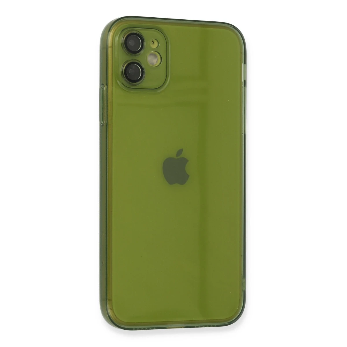 Apple iPhone 12 Kılıf Fly Lens Silikon - Yeşil