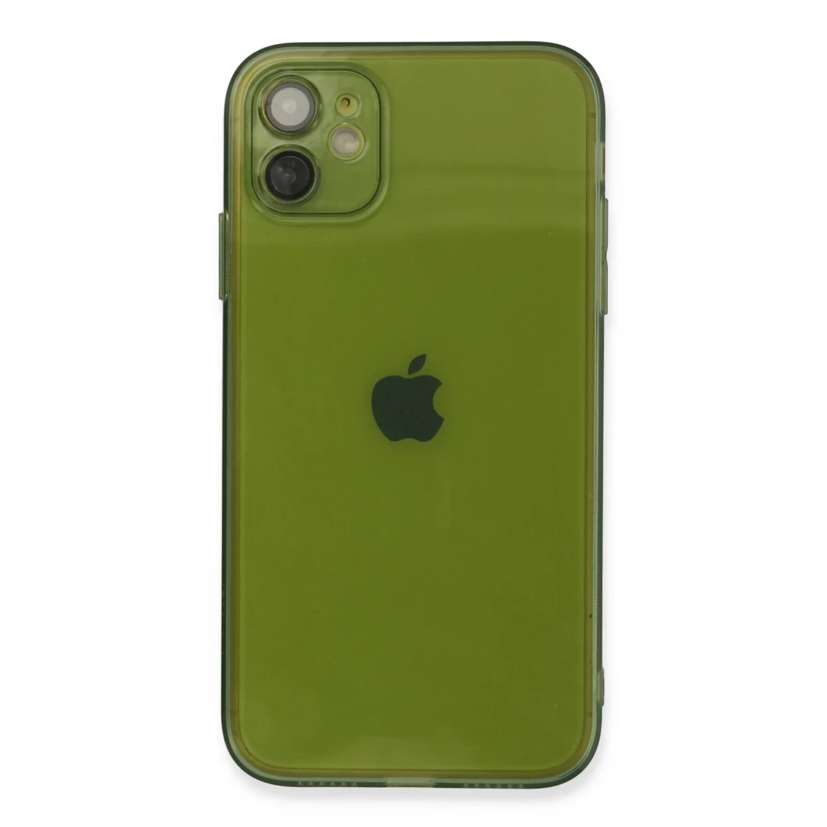 Apple iPhone 12 Kılıf Fly Lens Silikon - Yeşil