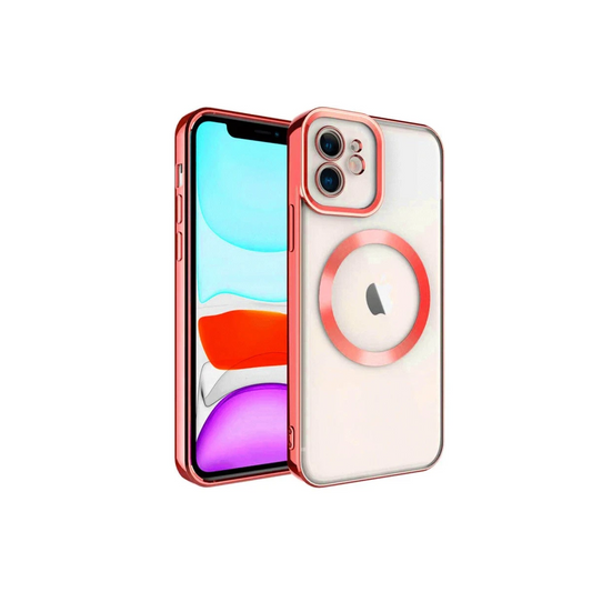 Apple iPhone 12 Kılıf Kross Magneticsafe Kapak - Kırmızı