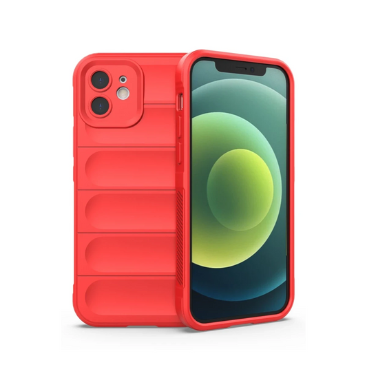 Apple iPhone 12 Kılıf Optimum Silikon - Kırmızı