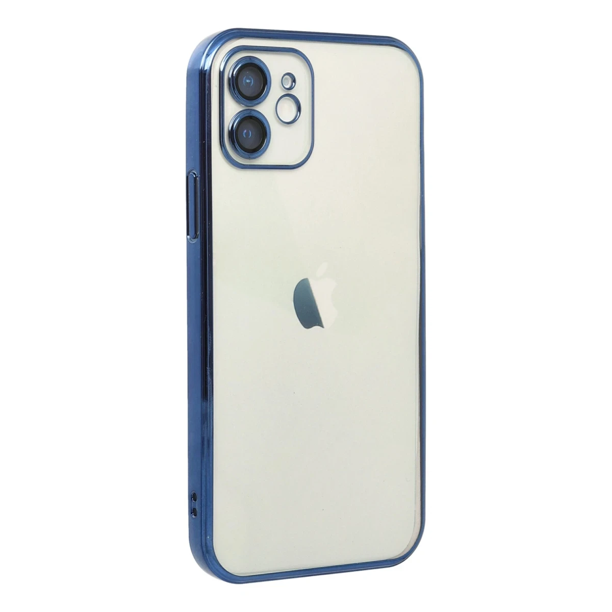Apple iPhone 12 Kılıf Razer Lensli Silikon - Lacivert