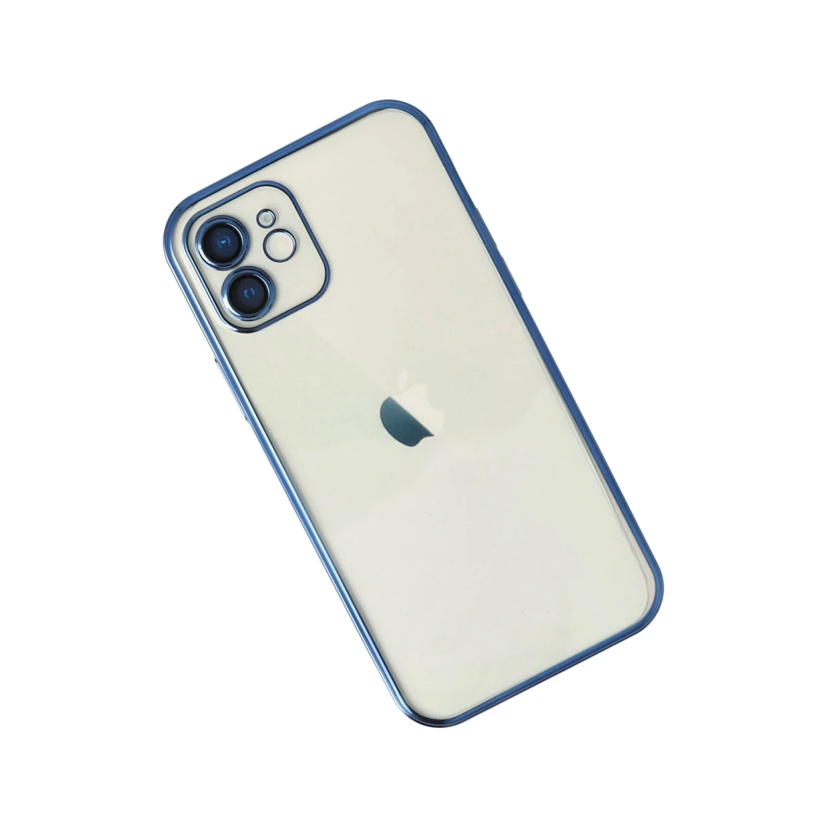 Apple iPhone 12 Kılıf Razer Lensli Silikon - Lacivert