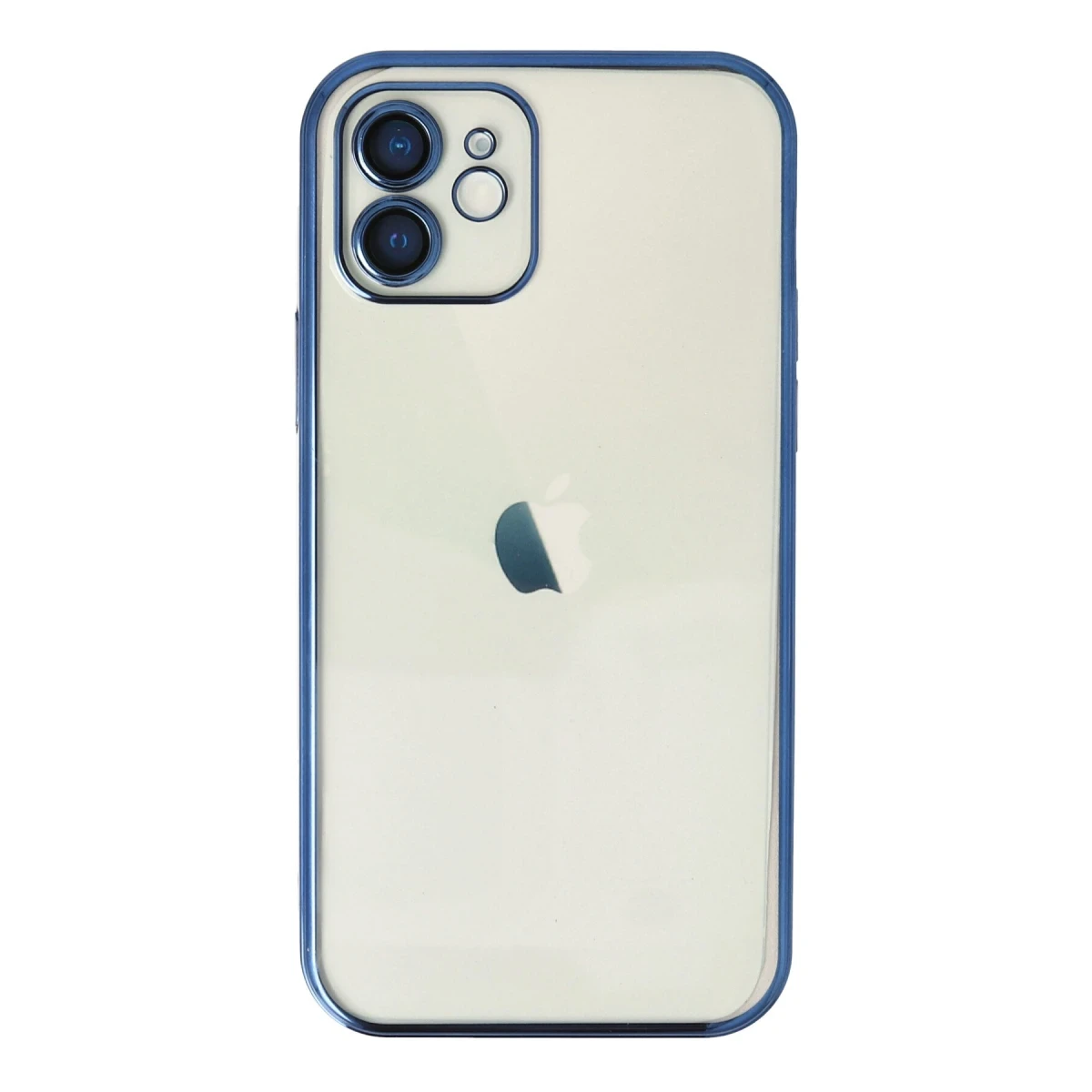 Apple iPhone 12 Kılıf Razer Lensli Silikon - Lacivert