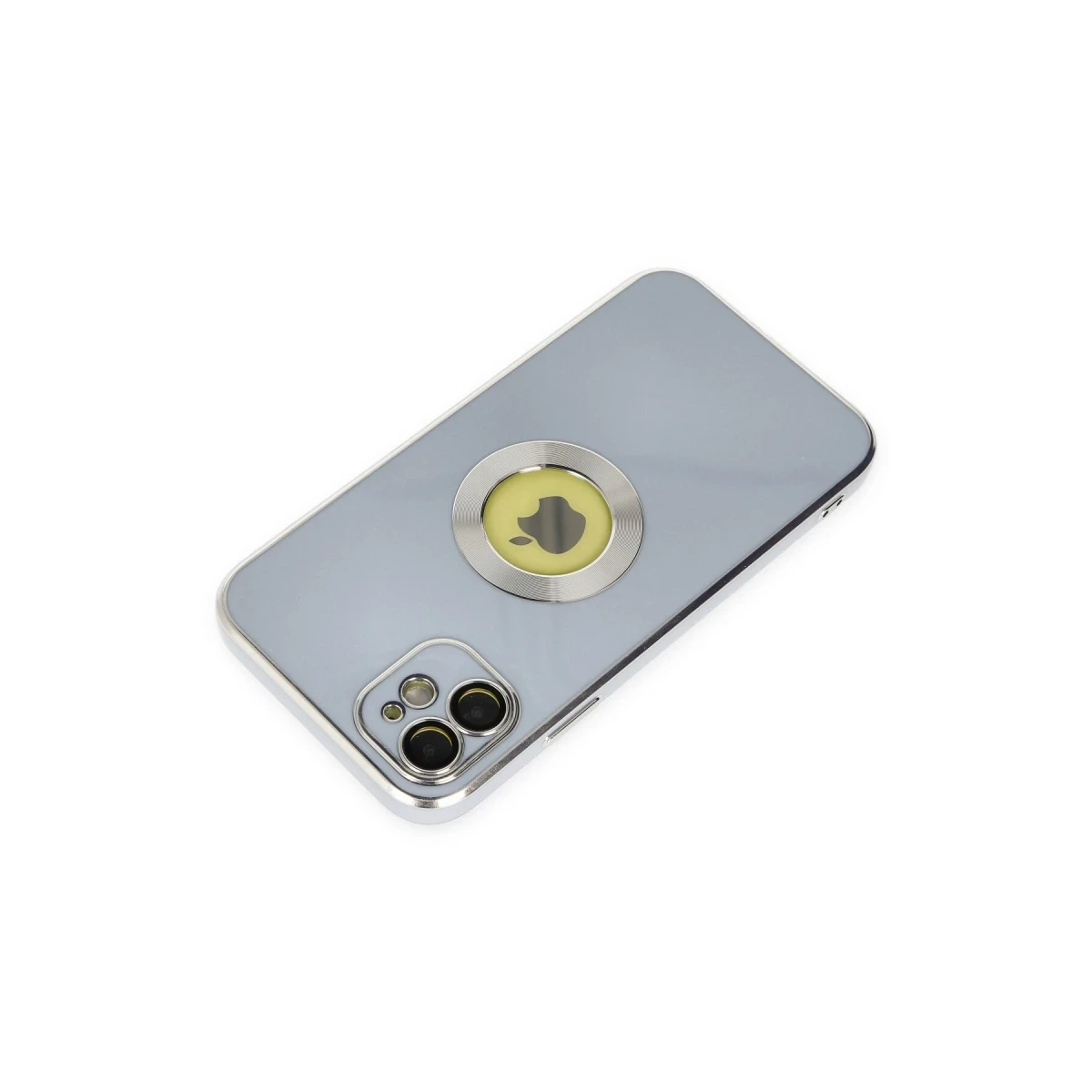 Apple iPhone 12 Kılıf Store Silikon - Sierra Blue