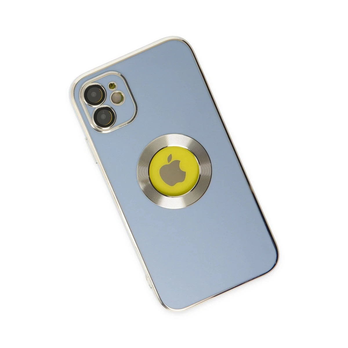 Apple iPhone 12 Kılıf Store Silikon - Sierra Blue