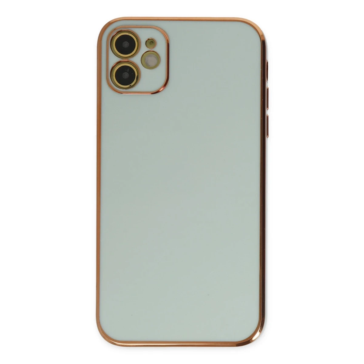 Apple iPhone 12 Kılıf Volet Silikon - Açık Yeşil