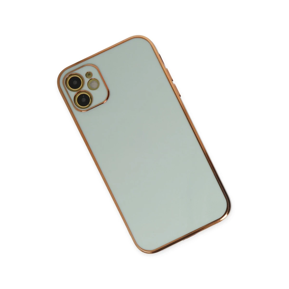 Apple iPhone 12 Kılıf Volet Silikon - Açık Yeşil