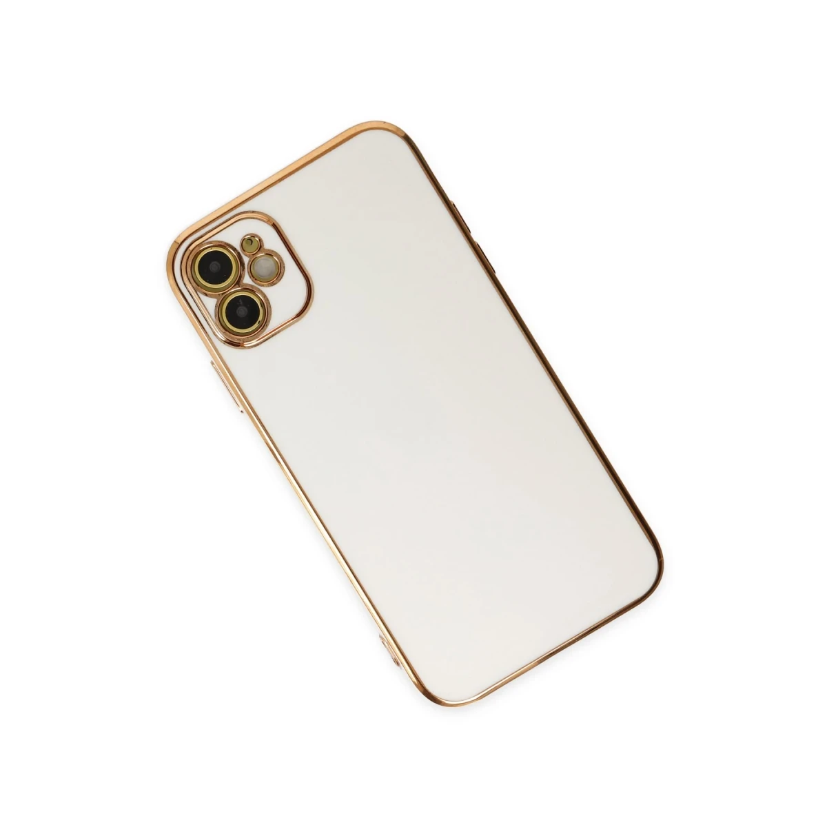 Apple iPhone 12 Kılıf Volet Silikon - Beyaz