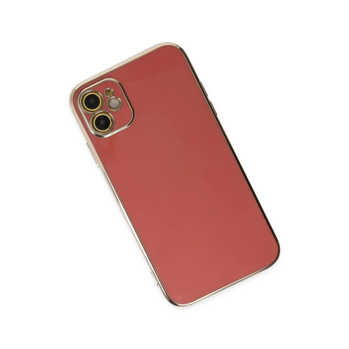 Apple iPhone 12 Kılıf Volet Silikon - Kırmızı