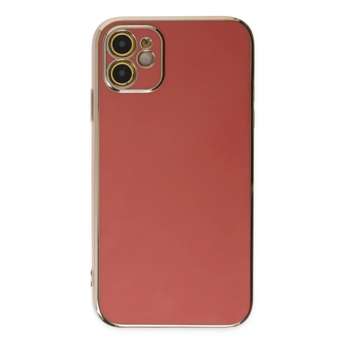 Apple iPhone 12 Kılıf Volet Silikon - Kırmızı