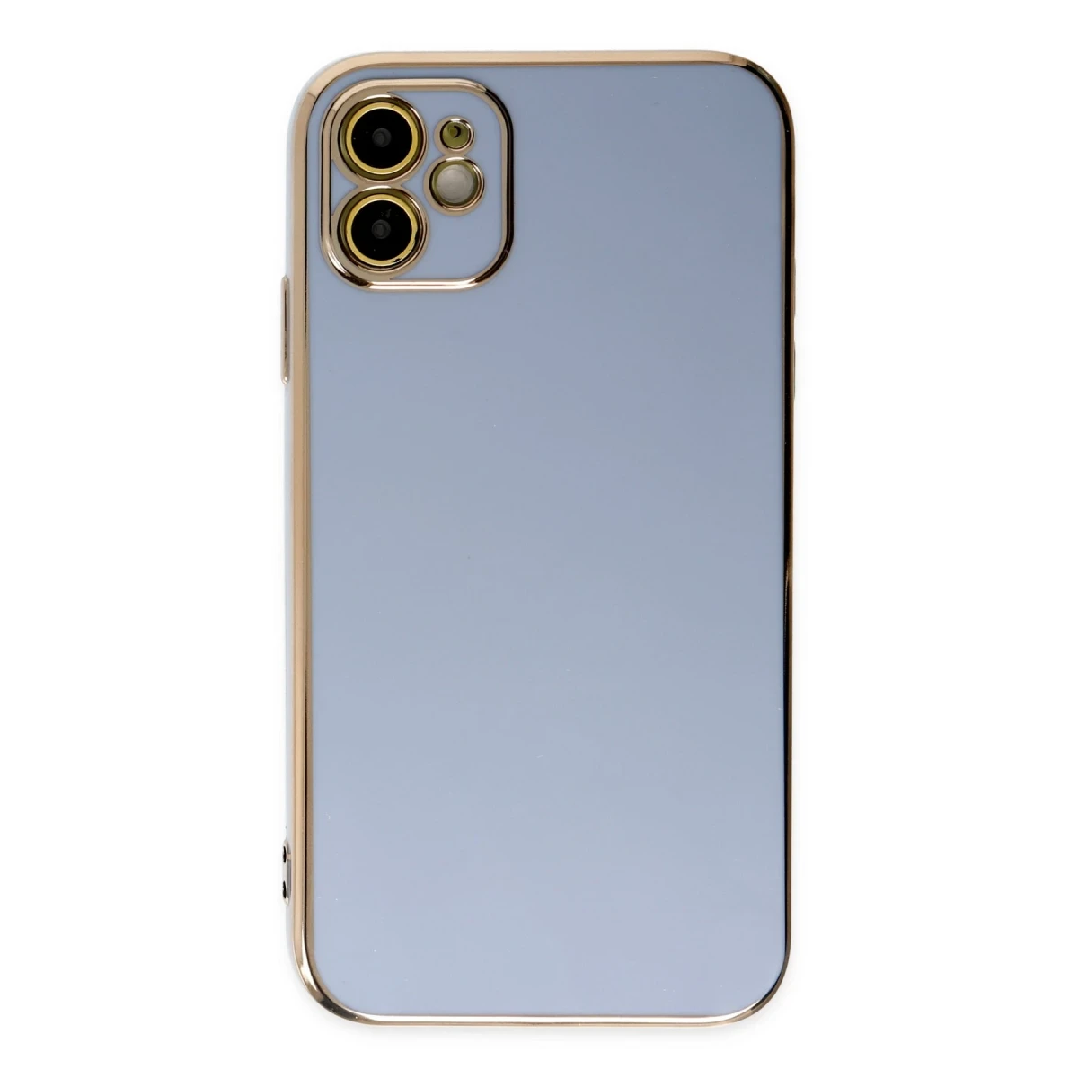 Apple iPhone 12 Kılıf Volet Silikon - Mavi