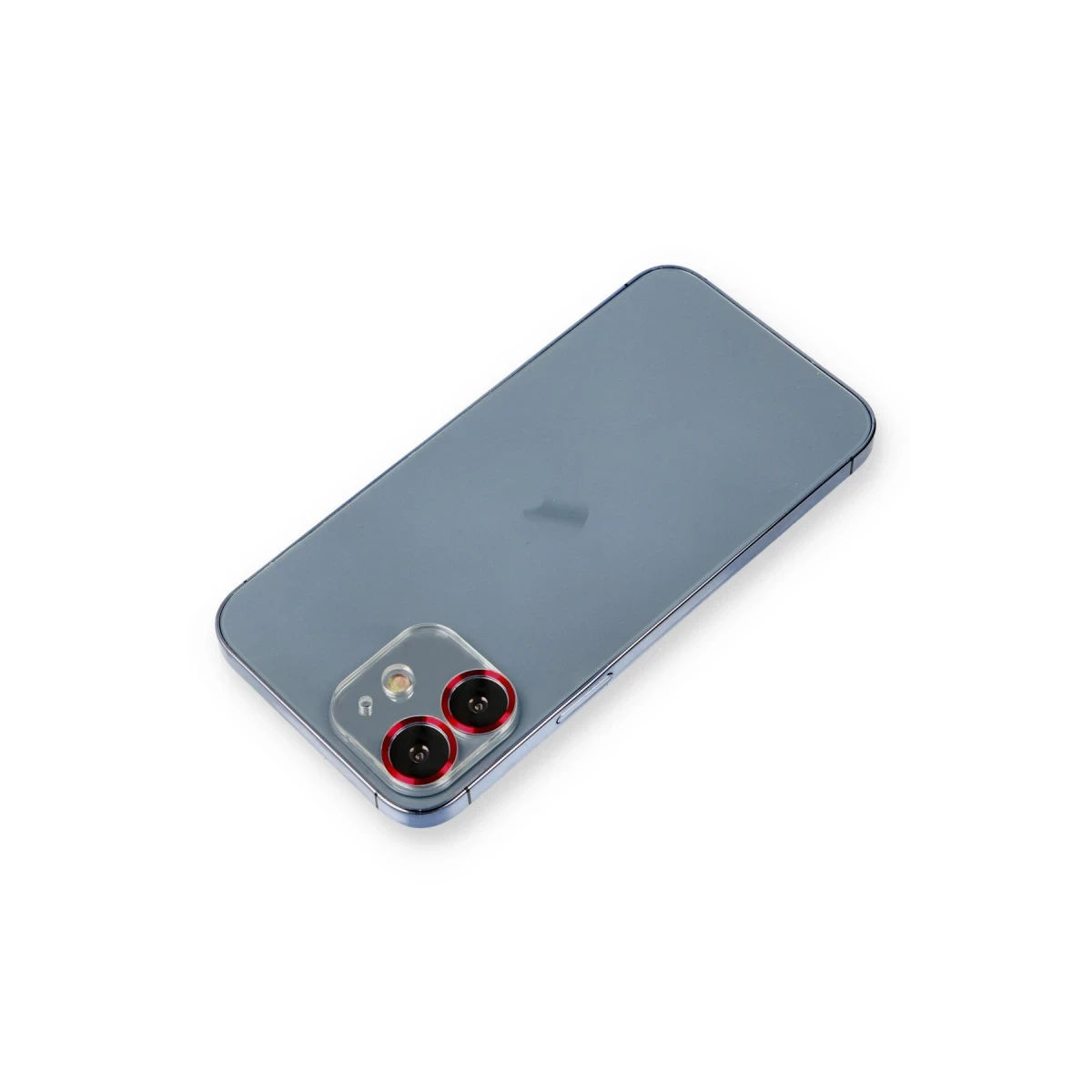 Apple iPhone 12 Metal Kamera Lens Koruma Cam - Kırmızı