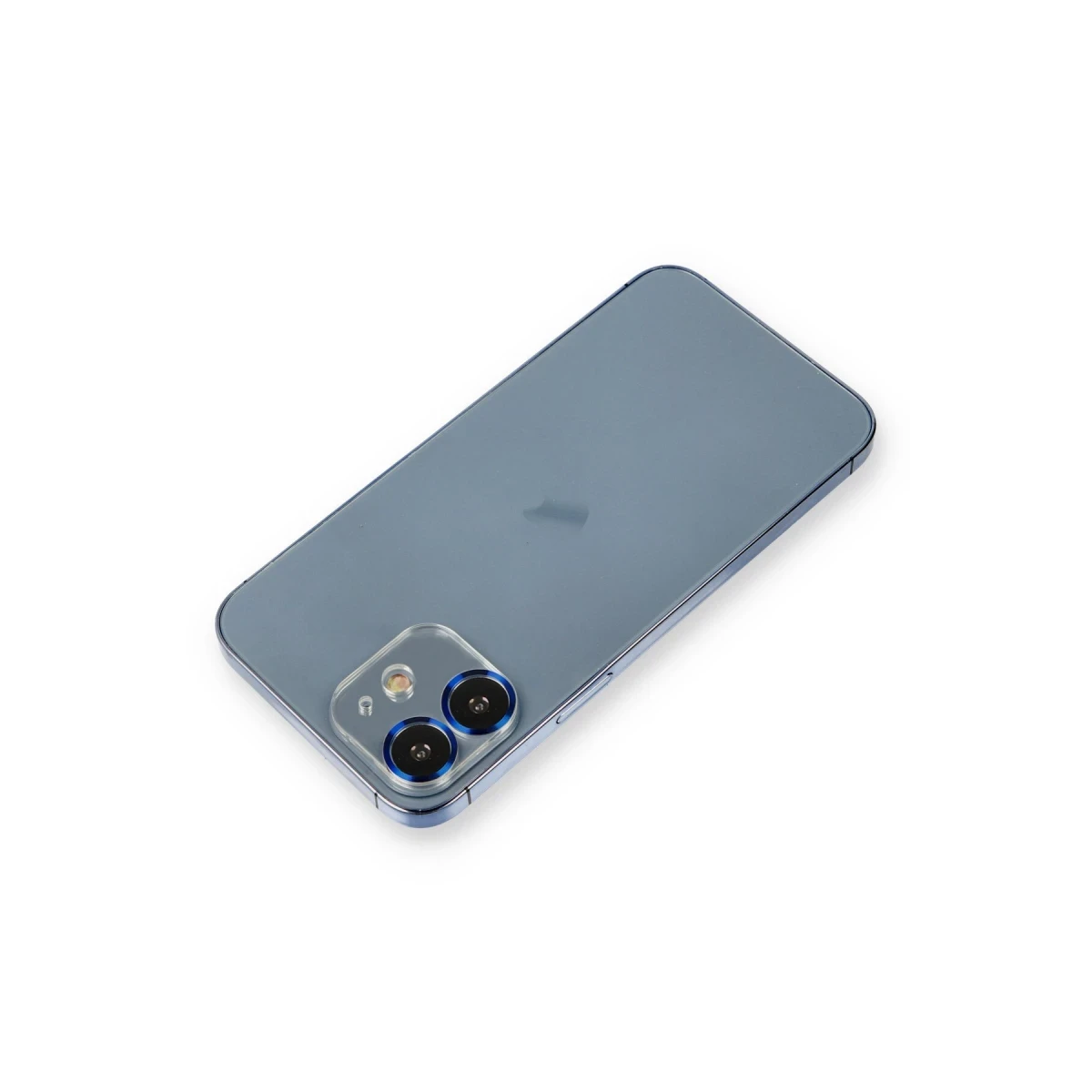 Apple iPhone 12 Metal Kamera Lens Koruma Cam - Mavi