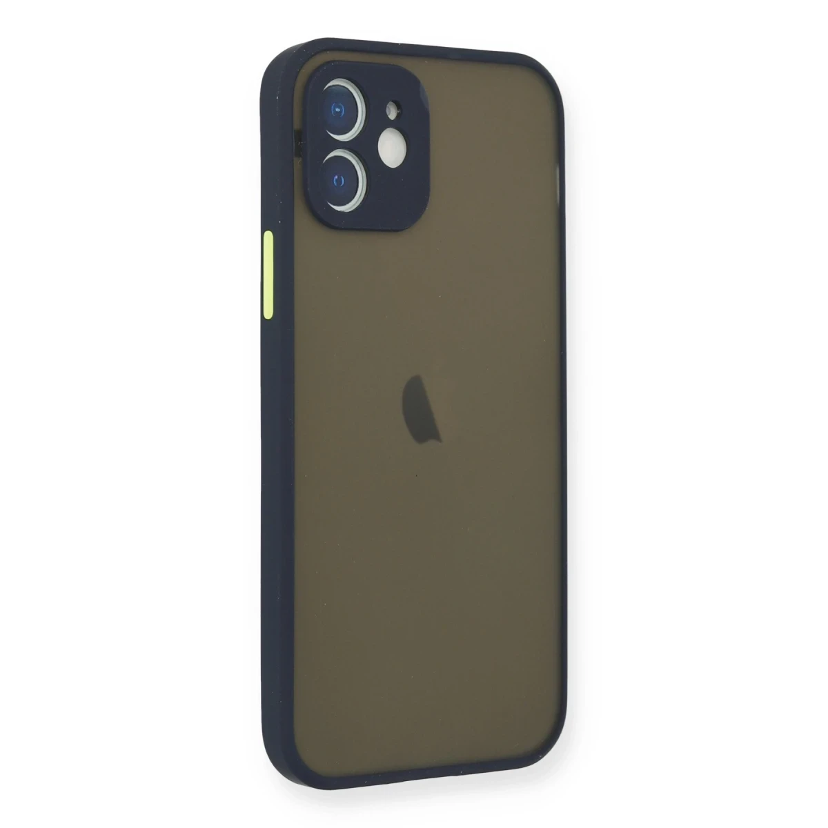 Apple iPhone 12 Mini Kılıf Montreal Silikon Kapak - Lacivert