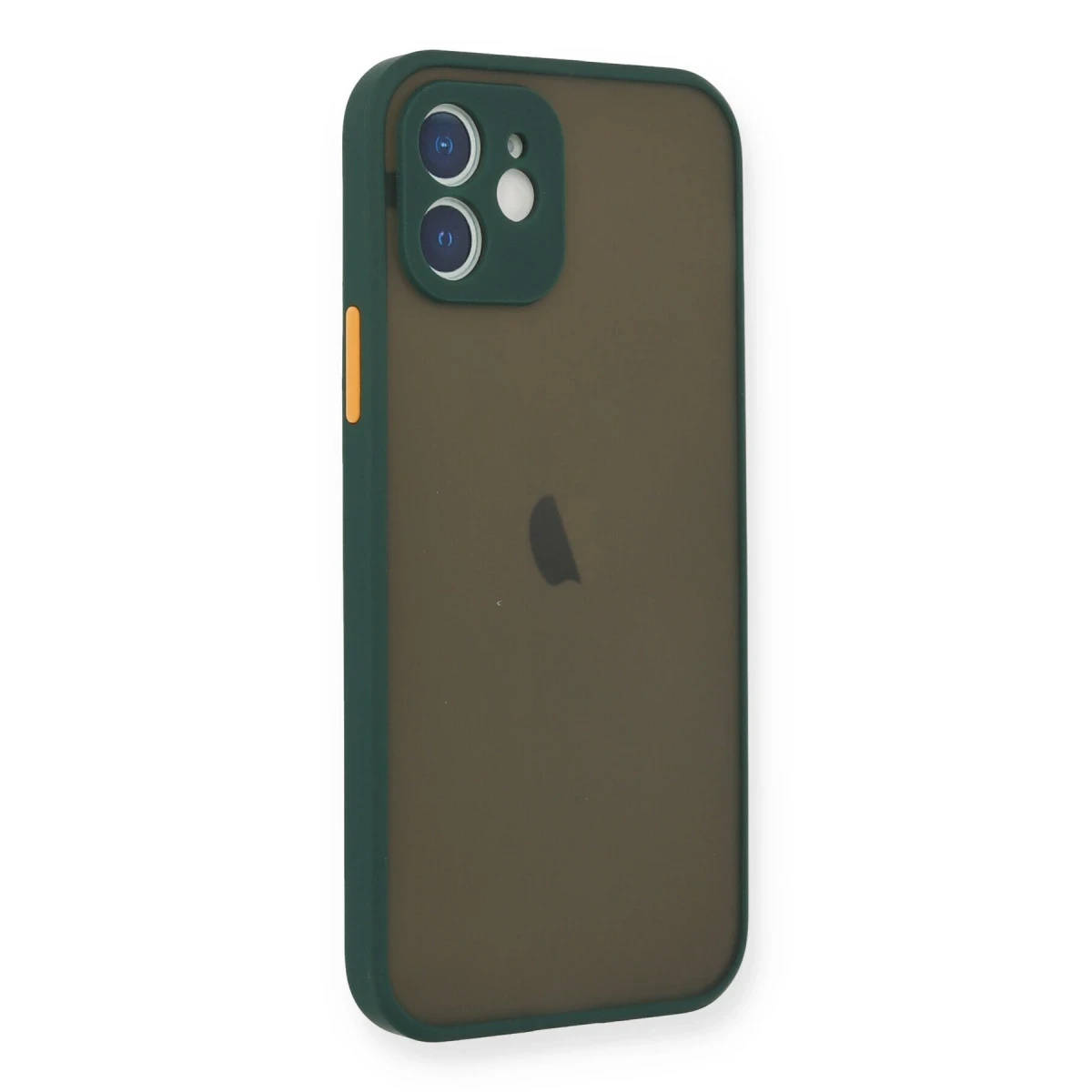 Apple iPhone 12 Mini Kılıf Montreal Silikon Kapak - Yeşil