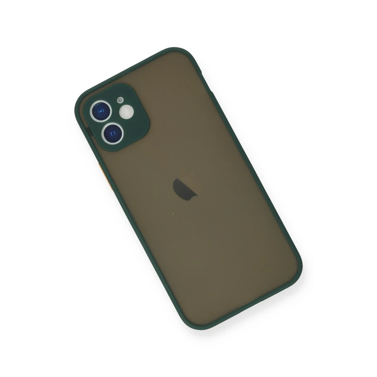 Apple iPhone 12 Mini Kılıf Montreal Silikon Kapak - Yeşil