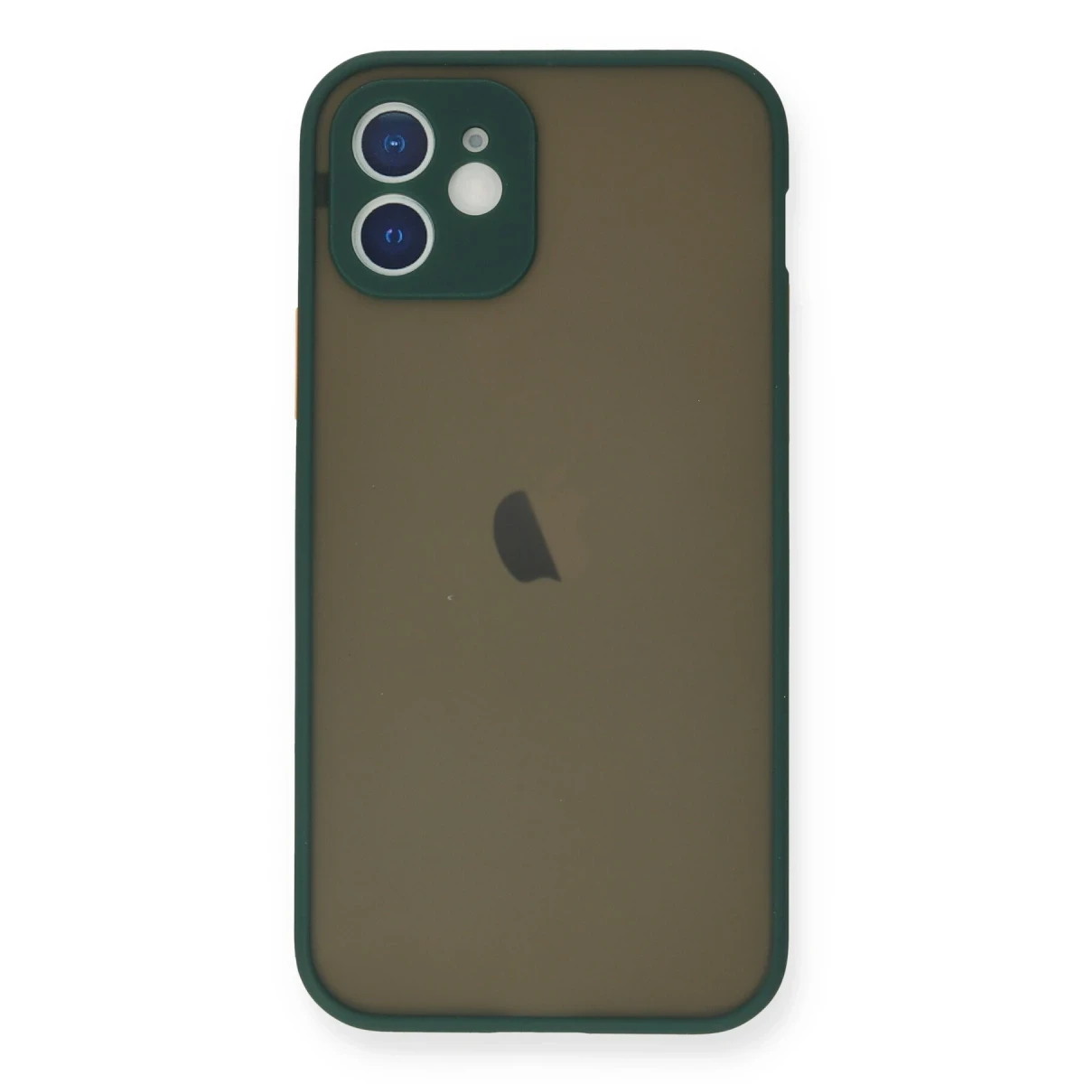 Apple iPhone 12 Mini Kılıf Montreal Silikon Kapak - Yeşil