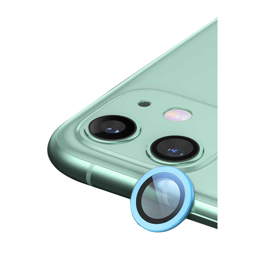 Apple iPhone 12 Mini Raze Metal Kamera Lens - Mavi