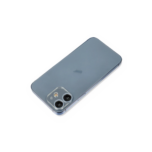 Apple iPhone 12 Mini Shine Kamera Lens Koruma Cam - Sierra Blue