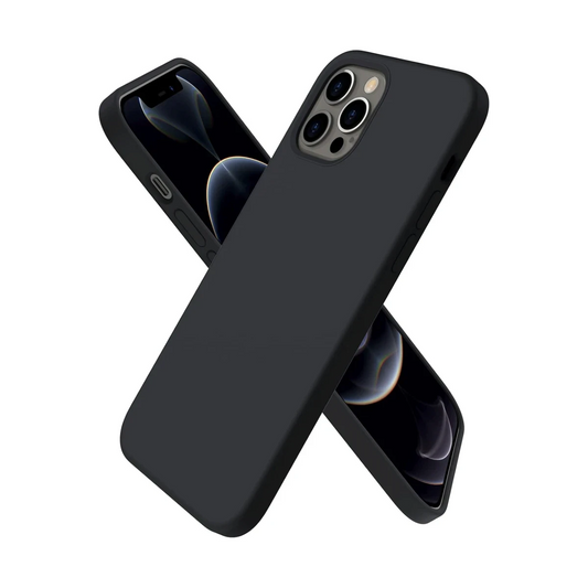 Apple iPhone 12 Pro Kılıf First Silikon - Siyah
