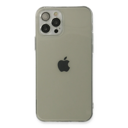 Apple iPhone 12 Pro Kılıf Fly Lens Silikon - Şeffaf