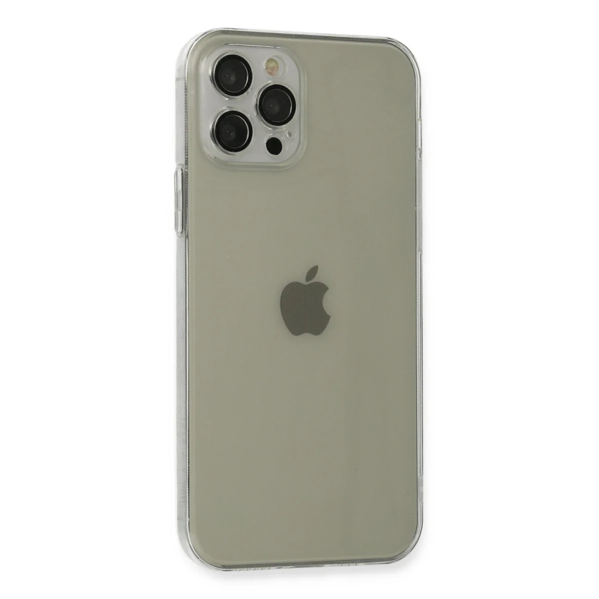 Apple iPhone 12 Pro Kılıf Fly Lens Silikon - Şeffaf