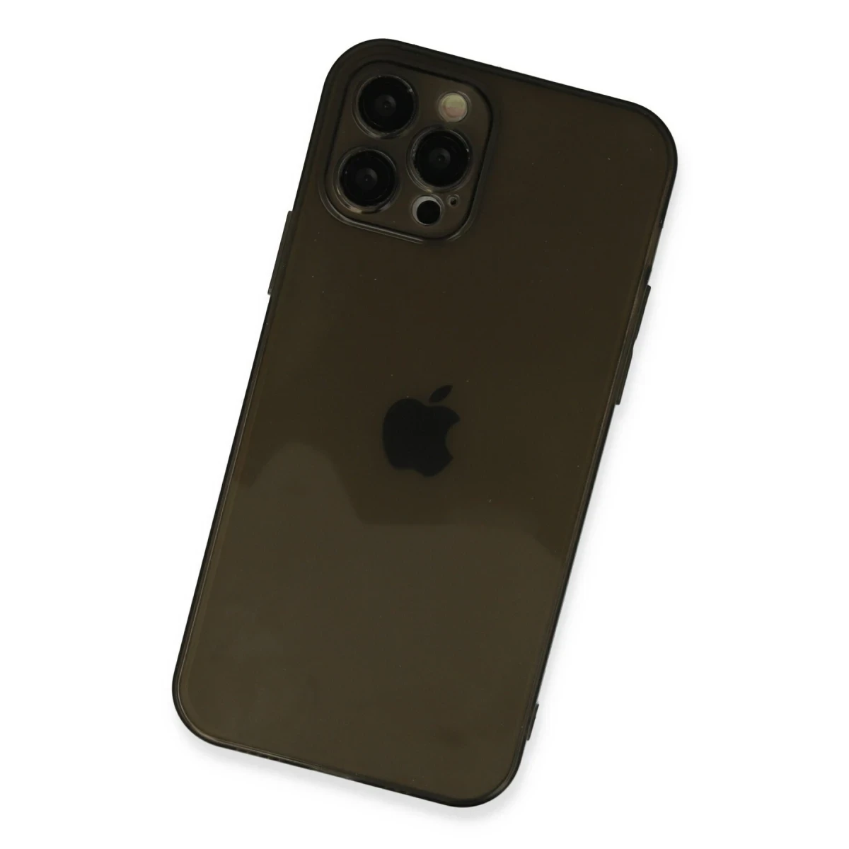Apple iPhone 12 Pro Kılıf Fly Lens Silikon - Siyah