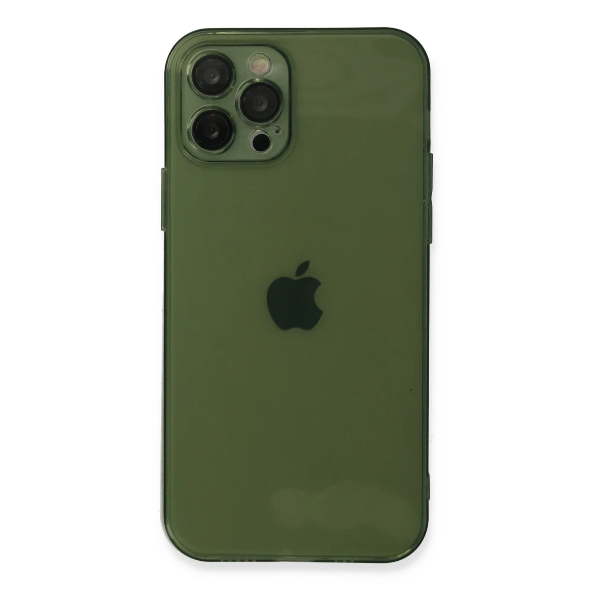 Apple iPhone 12 Pro Kılıf Fly Lens Silikon - Yeşil